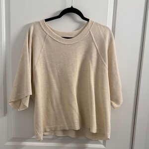 Aerie Beige Knit Top